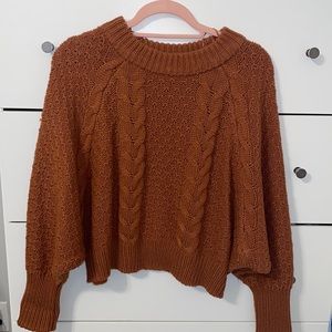 moon&madison, rust sweater, size XS